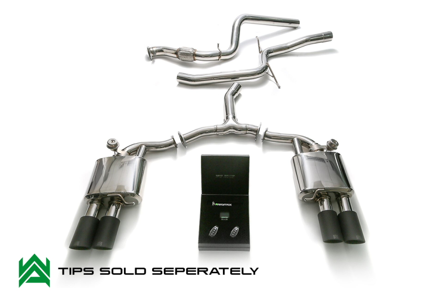 AUDI A4 B9 2.0 TFSI LIMOUSINE Armytrix Stainless Steel Cat-back (4WD)